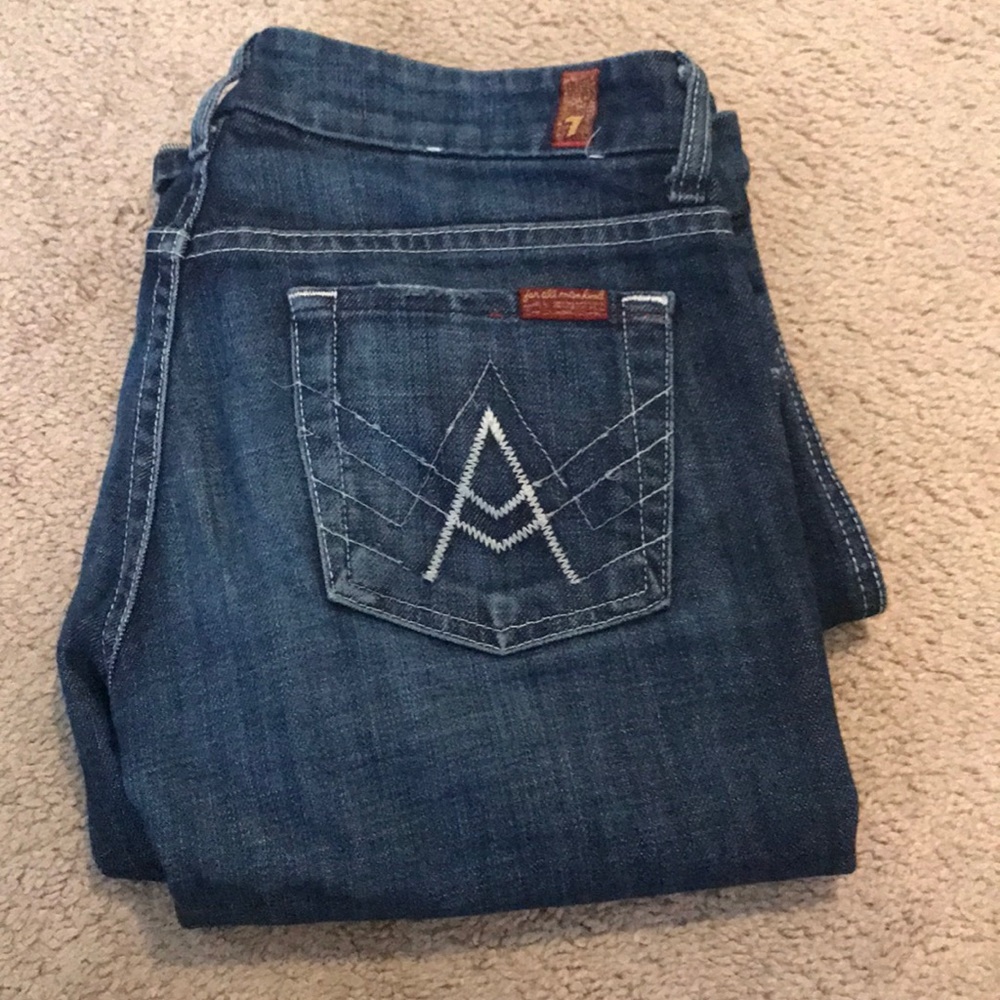 7 for all mankind jeans with A pocket design